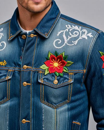 Denim jacket customization project