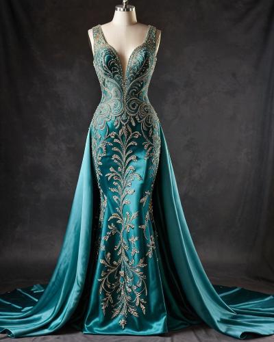 Custom evening gown creation