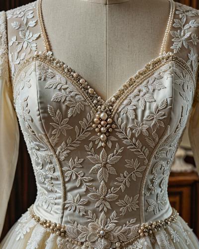 Wedding dress alteration project